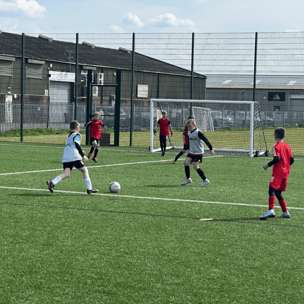 photo of a match getting played in jcss development in skegness